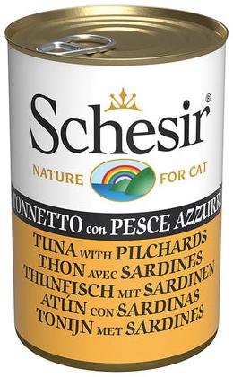 Schesir Wet Cat ТУНЕЦЬ і САРДИНА в желе вологий корм консерви для котів 140 г (273796) Schesir Wet Cat ТУНЕЦЬ і САРДИНА в желе вологий корм консерви для котів 140 г (273796)